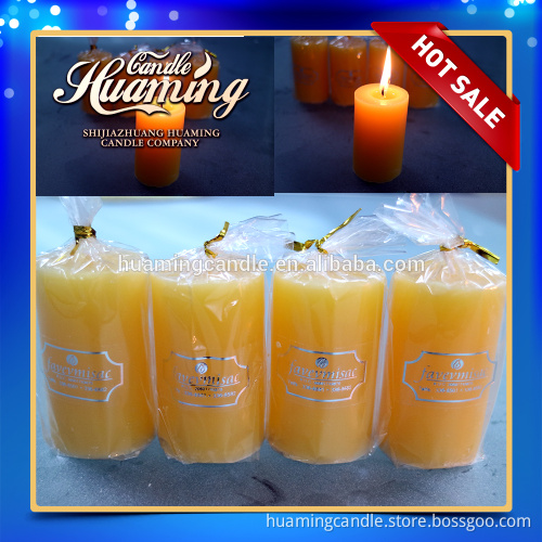 colored pillar candle